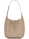 Le 5 A7 Small Hobo Shoulder Bag Beige - SAINT LAURENT - BALAAN 1