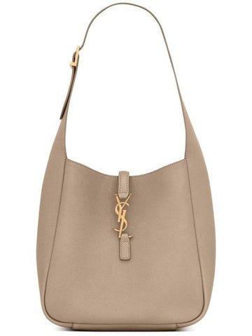 Le 5 A7 Small Hobo Shoulder Bag Beige - SAINT LAURENT - BALAAN 1