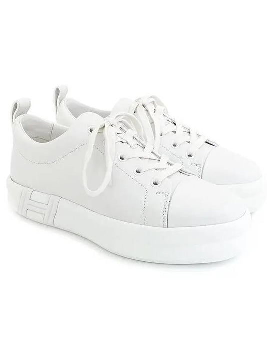 Happy Sneakers 37 White 4HA0678 - HERMES - BALAAN 1