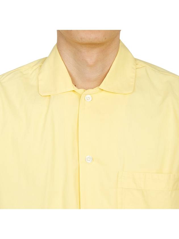 Poplin Pajamas Long Sleeve Shirt Lemonade - TEKLA - BALAAN 7