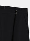 Multi-pleated flared skirt black - NOIRER FOR WOMEN - BALAAN 11