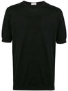 Short Sleeve T Shirt BELDENBLACK Black - JOHN SMEDLEY - BALAAN 1