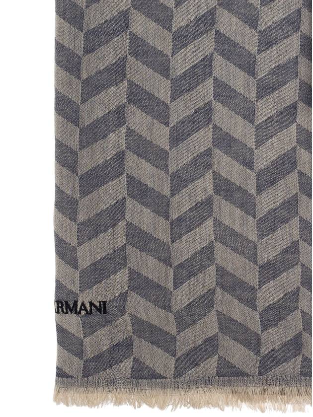 Giorgio Armani Cashmere Scarf, Men's, Beige - GIORGIO ARMANI - BALAAN 4