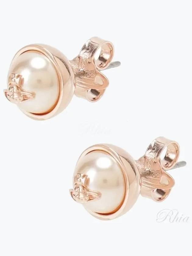 Olga Pearl Small Earrings Pink Gold - VIVIENNE WESTWOOD - BALAAN 2