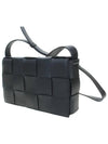 Intrecciato Cassette Cross Bag Black - BOTTEGA VENETA - BALAAN 3