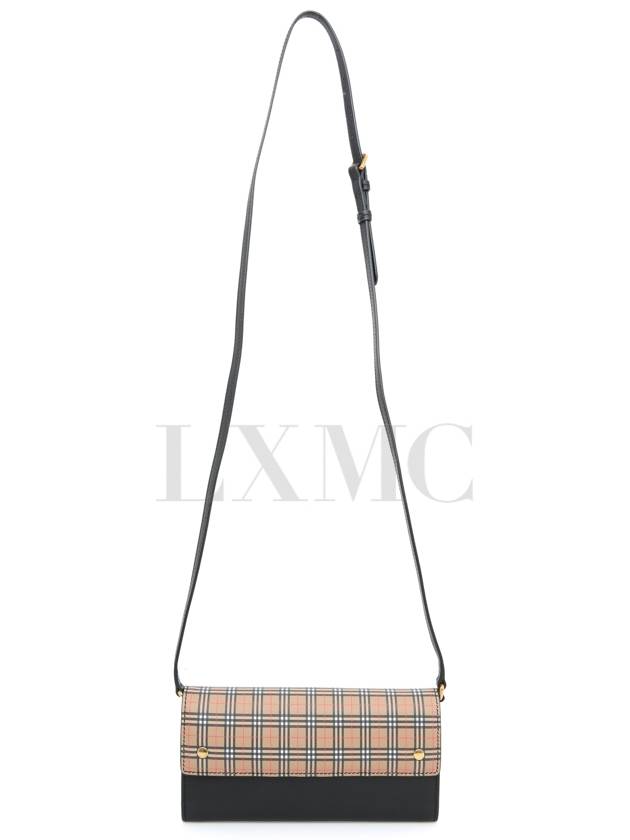 Mini Cross Henry Check Wallet On Chain Clutch Bag - BURBERRY - BALAAN 5