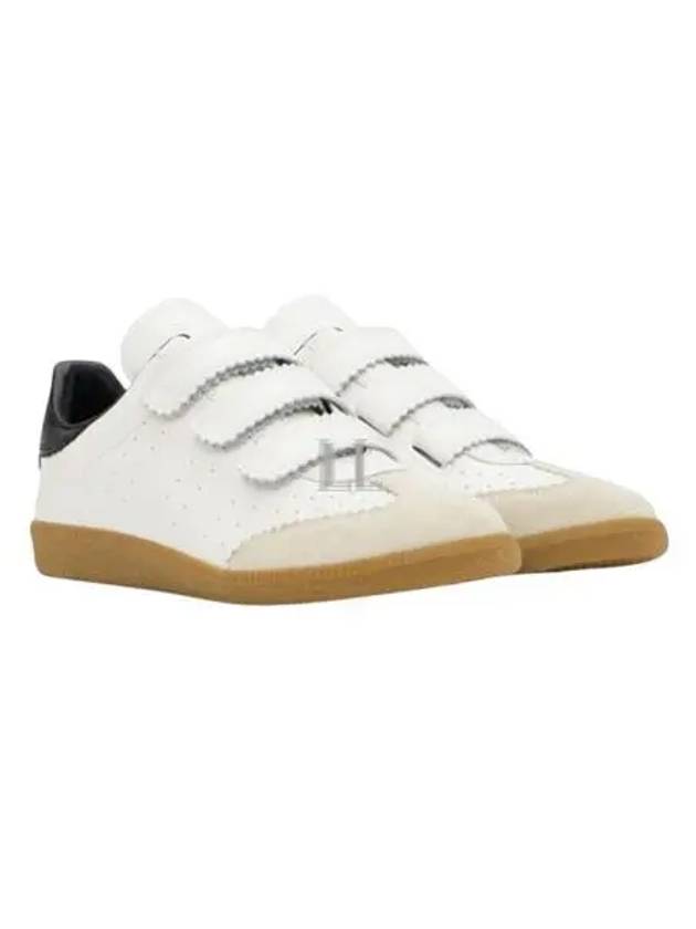 Bethy Velcro Low Top Sneakers White Black - ISABEL MARANT - BALAAN 2