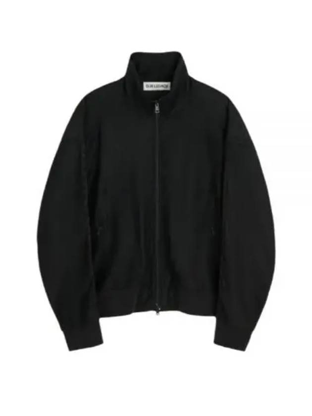 Canvas Jersey Track Jacket Black - OUR LEGACY - BALAAN 2