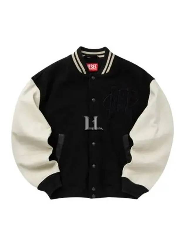 L Nyman Panel Bomber Jacket Black - DIESEL - BALAAN 2