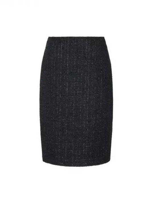 Women s Twinkle Tweed Skirt Black 270679 - EMPORIO ARMANI - BALAAN 1