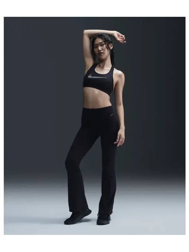 Zenvy High Waist Flared Leggings Black - NIKE - BALAAN 2