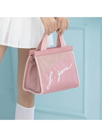 Golf Wear Corduroy Tote Bag Corduroy Tote Bag Pink - J JANE - BALAAN 1