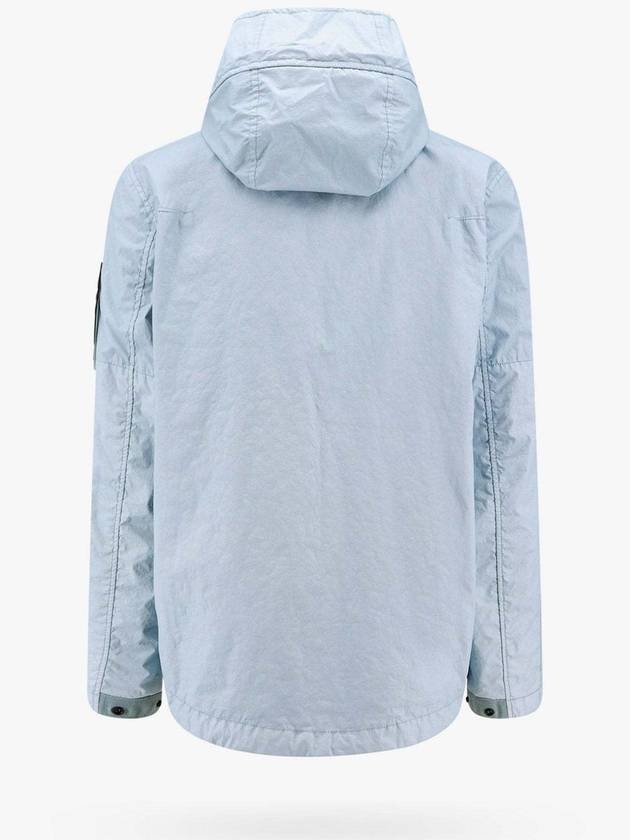 Membrana 3L TC Hooded Jacket Sky Blue - STONE ISLAND - BALAAN 3