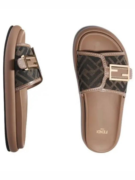 Peel Fabric Slides Women Slippers - FENDI - BALAAN 1