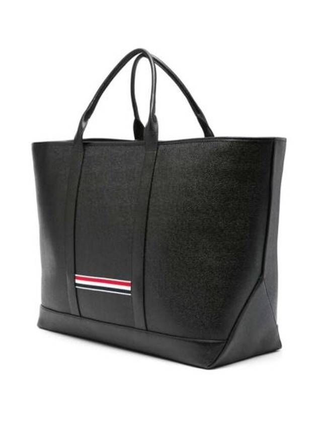 Oversized Tool Tote Bag Black - THOM BROWNE - BALAAN 4