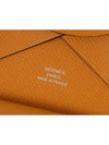 Calvi Duo Compact Card Holder Toffee B 74323 - HERMES - BALAAN 6