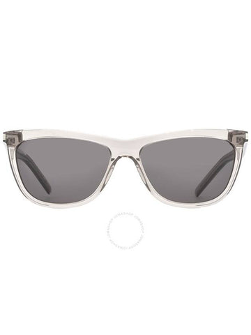 Saint Laurent Grey Cat Eye Ladies Sunglasses SL 515 006 58 - SAINT LAURENT - BALAAN 1