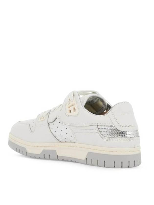 Metallic Detail Low Top Sneakers White - ACNE STUDIOS - BALAAN 4