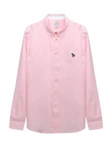 Zebra Patch Button Down Shirt Men s Long Sleeve - PAUL SMITH - BALAAN 1