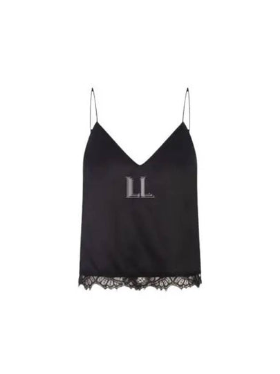 V-Neck Thin Strap Sleeveless Black - ALEXANDER MCQUEEN - BALAAN 2