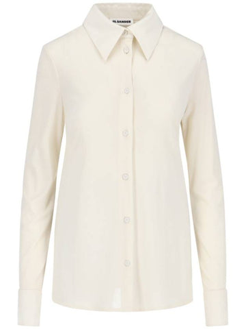 Jil Sander Shirts White - JIL SANDER - BALAAN 1