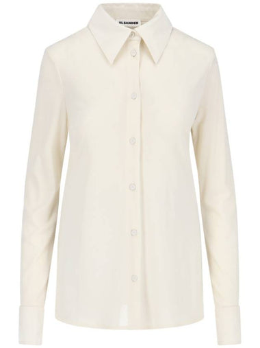 Jil Sander Shirts White - JIL SANDER - BALAAN 1