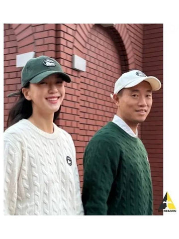 Musinsa Edition Corduroy Baseball Cap Ivory - LACOSTE - BALAAN 1