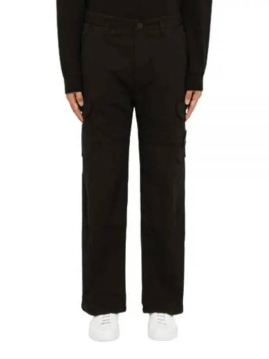 Pantaloni Comfort Fit Cargo Straight Pants Black - STONE ISLAND - BALAAN 2