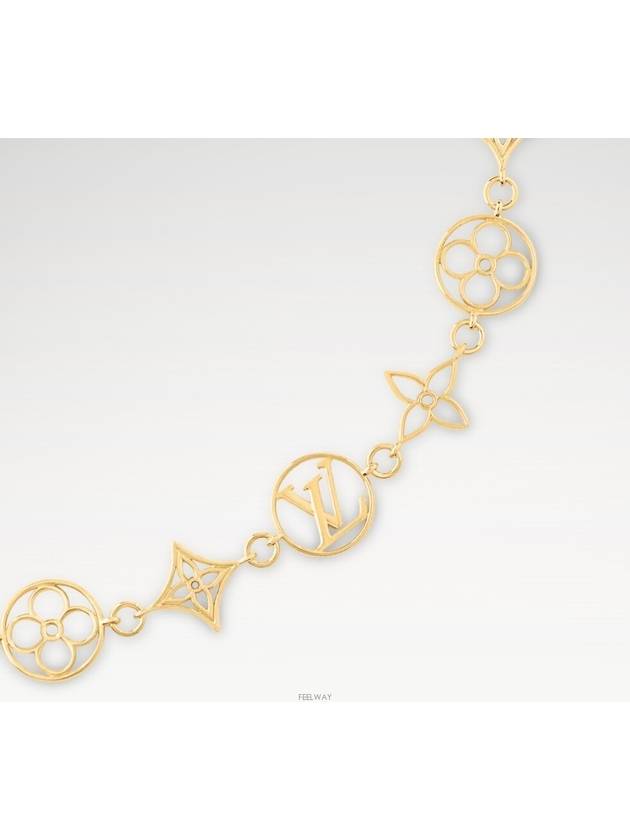 LV Lace Necklace Gold - LOUIS VUITTON - BALAAN 3