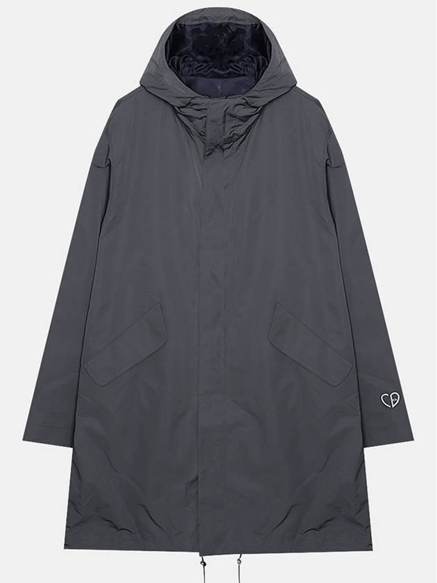 Homme Atelier Back Logo Hooded Parka Grey - DIOR - BALAAN 3