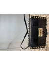 Rockstud Python Pattern Mini Cross Bag Black - VALENTINO - BALAAN 2