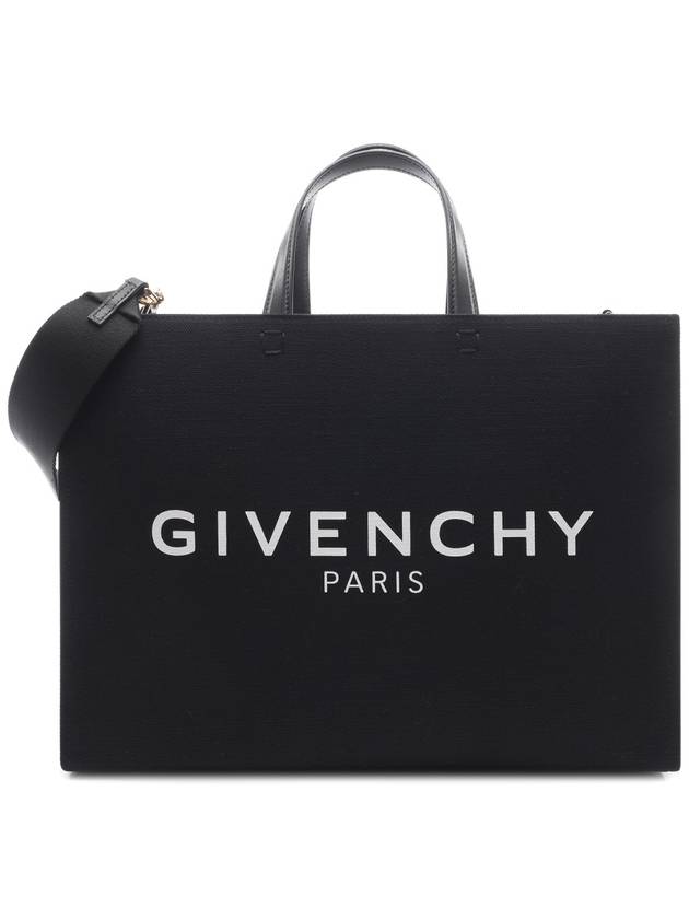 Canvas G Medium Tote Bag Black - GIVENCHY - BALAAN 3