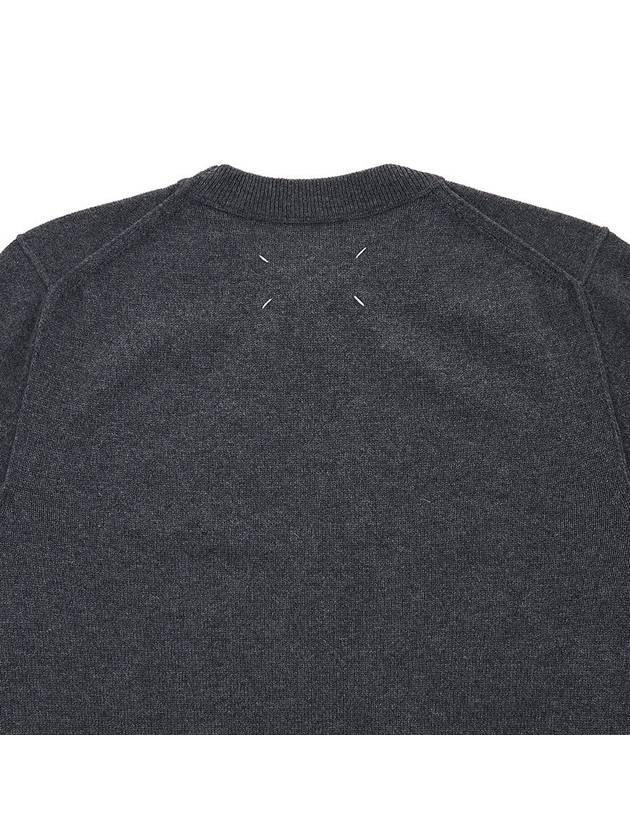 Crew Neck Cashmere Knit Top Grey - MAISON MARGIELA - BALAAN 7