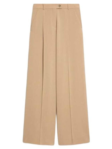 Bella oversized stretch wool wide pants beige - MAX MARA SPORTMAX - BALAAN 1