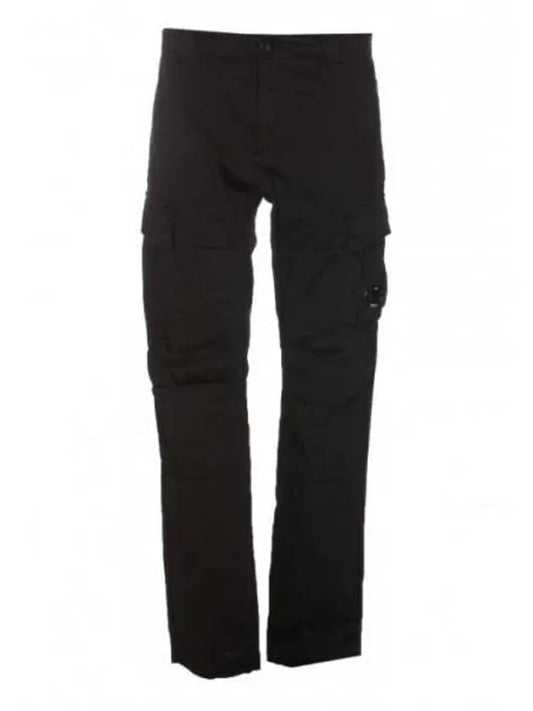 Lens Wappen Cargo Straight Pants Black - CP COMPANY - BALAAN 2