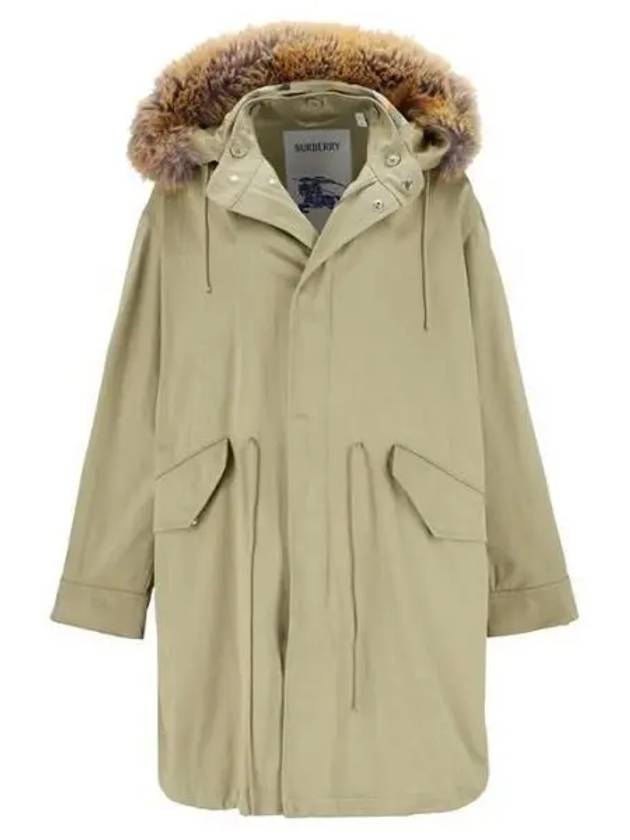 Fake Fur Hooded Parka Hunter - BURBERRY - BALAAN 2