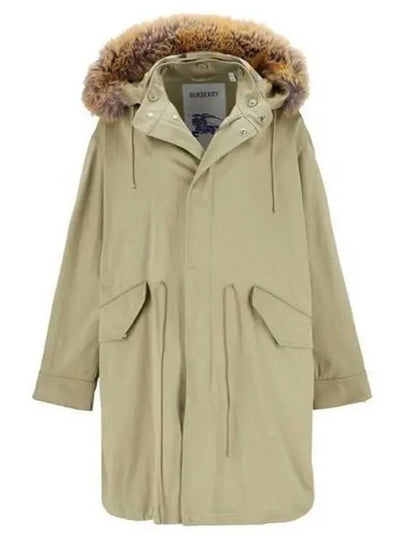 Fake Fur Hooded Parka Hunter - BURBERRY - BALAAN 2