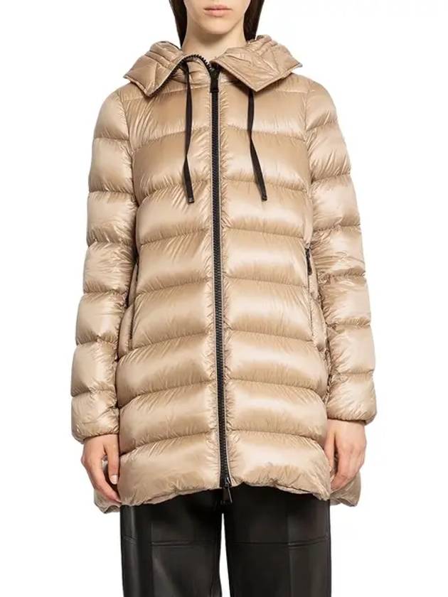 Women's Suyen Long Padding Beige - MONCLER - BALAAN 3