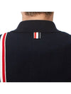 RWB Stripe Polo Shirt Blue - THOM BROWNE - BALAAN 9