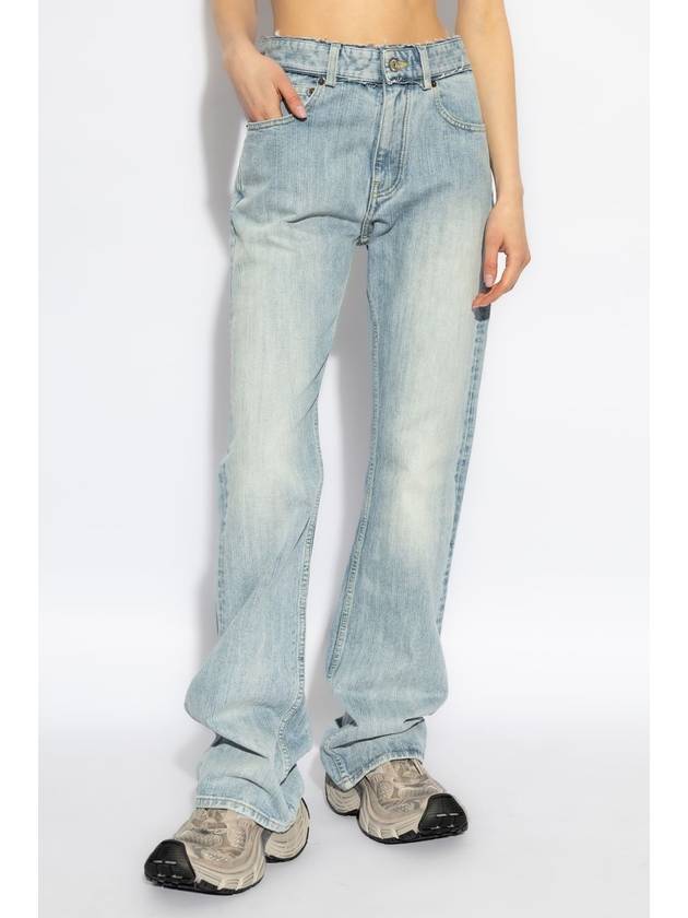 Low Waist Straight Jeans Blue - BALENCIAGA - BALAAN 4