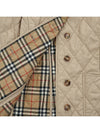 quilted padded jacket beige - BURBERRY - BALAAN.