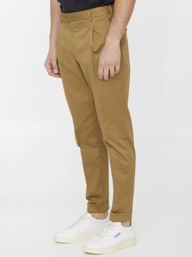 Beige Cotton Trousers - PT TORINO - BALAAN 2