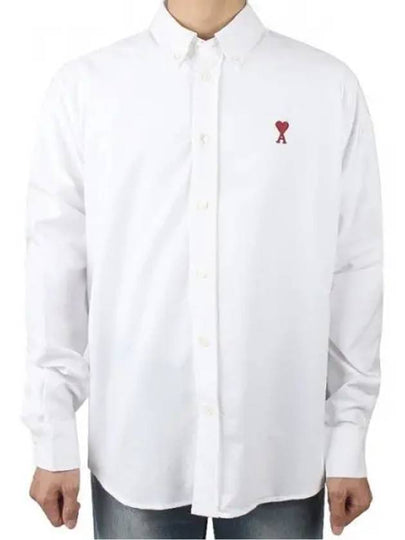 De Coeur Long Sleeve Shirt Ivory - AMI - BALAAN 2