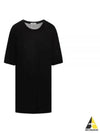 Silk Short Sleeve T-Shirt Black - LEMAIRE - BALAAN 2