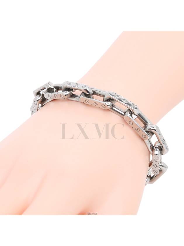 Monogram Chain Bracelet Bangle M00309 - LOUIS VUITTON - BALAAN 9