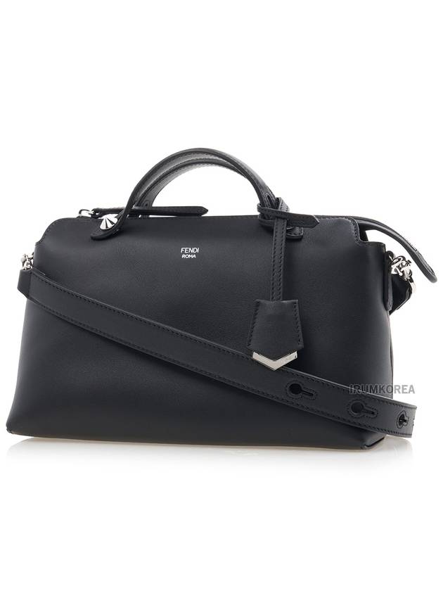 By The Way Boston Leather Medium Tote Bag Black - FENDI - BALAAN 3