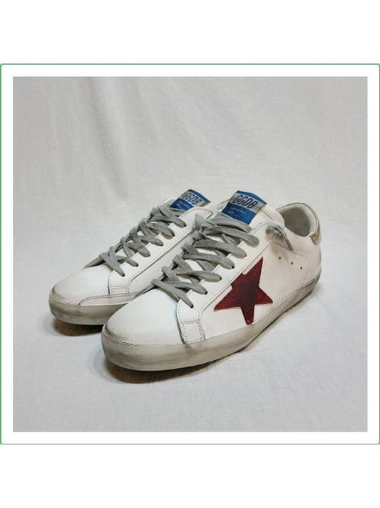 Superstar Low Top Sneakers Red Gold White - GOLDEN GOOSE - BALAAN 2