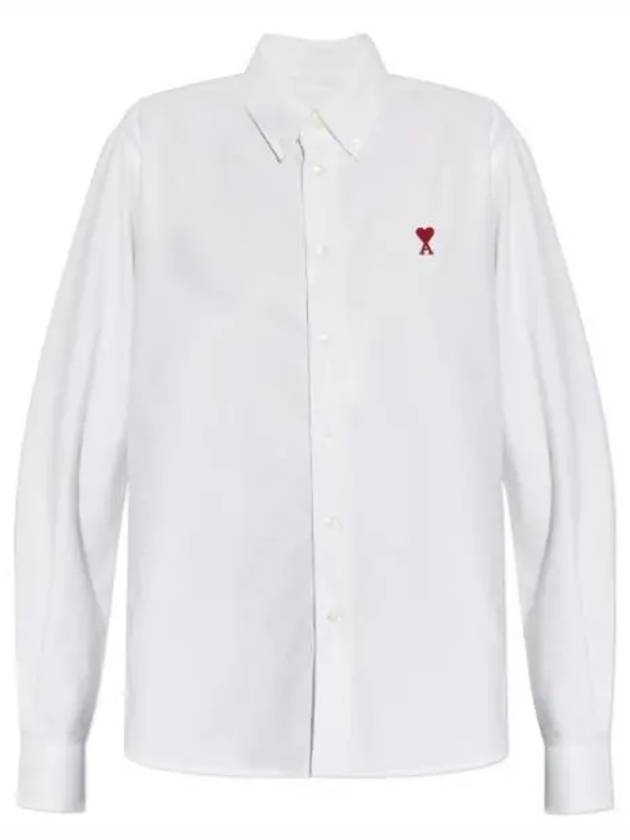 De Coeur Long Sleeve Shirt Ivory - AMI - BALAAN 2