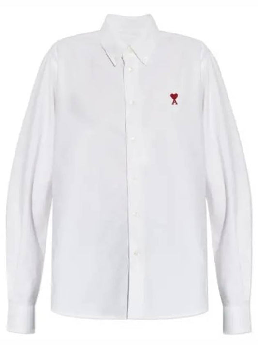 De Coeur Long Sleeve Shirt Ivory - AMI - BALAAN 2