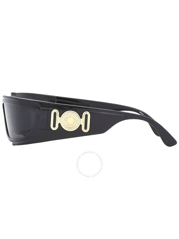 Versace Dark Grey Wrap Men's Sunglasses VE4446 536087 67 - VERSACE - BALAAN 3